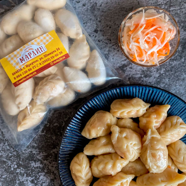 Фото Вареники с капустой