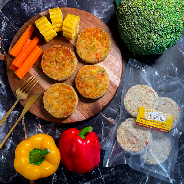 Фото Биточки "Овощной микс"