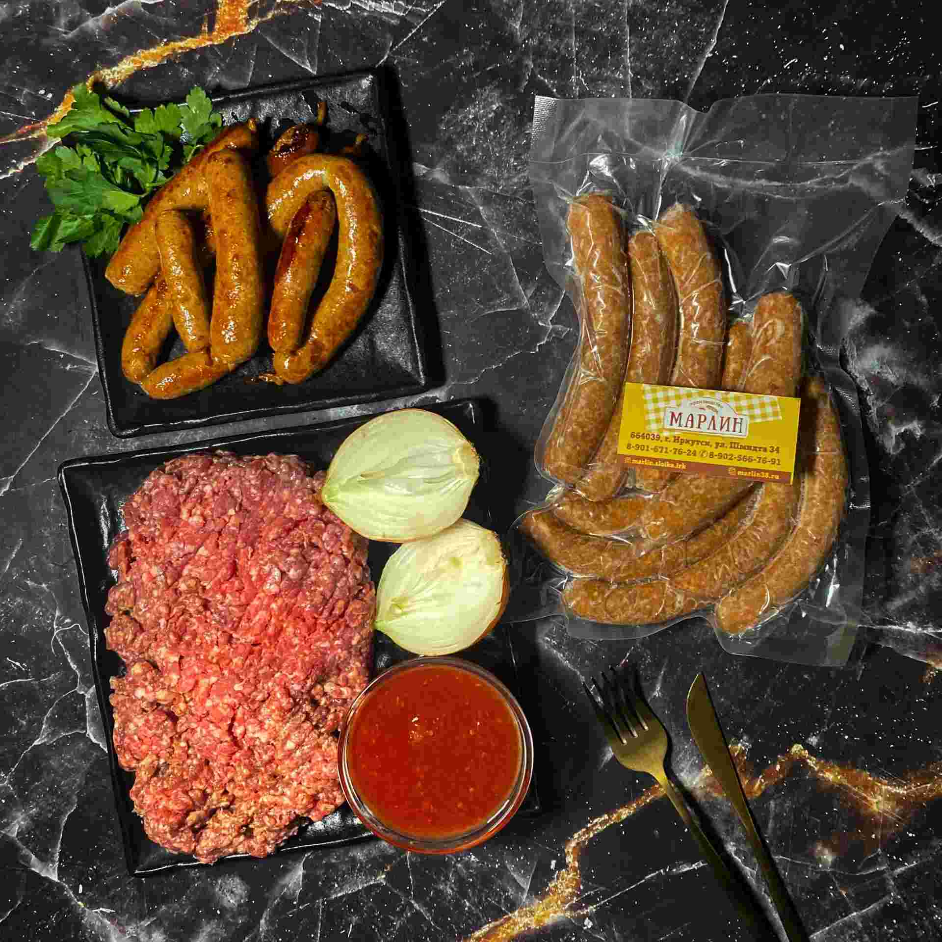 Фото Колбаски чоризо острые