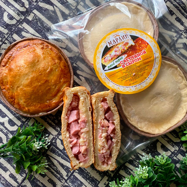 Фото Твой пирог с ветчиной и сыром