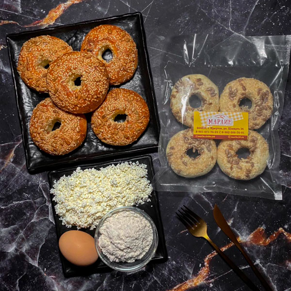 Фото Бейгл творожный