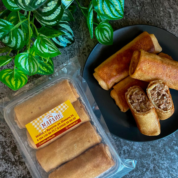 Фото Блины с мясом