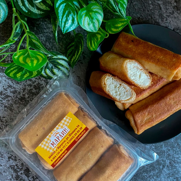 Фото Блины с творогом