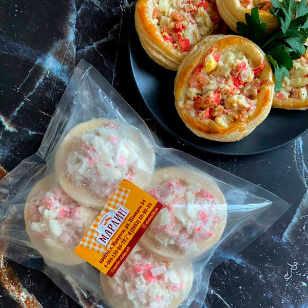 Фото Волованы с креветками