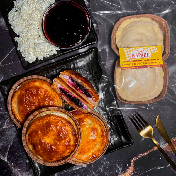Фото Твой пирог "Смородиновый йогурт"
