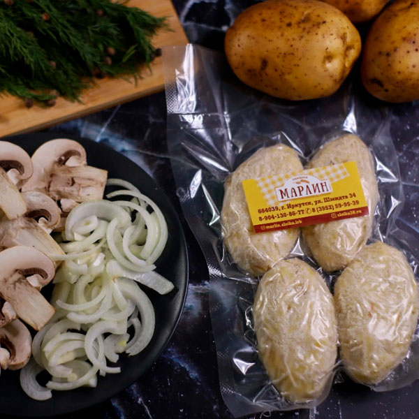 Фото Зразы картофельные с грибами